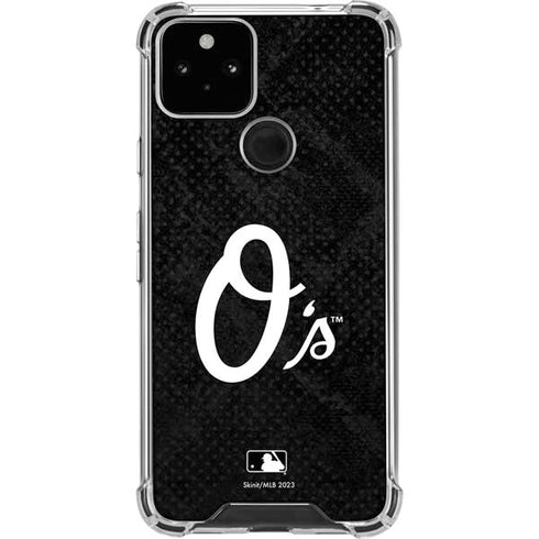 MLB Baltimore Orioles Dark Wash Google Pixel 5 Clear Case